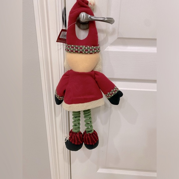 NWT - plush Santa door hanger - Picture 2 of 3